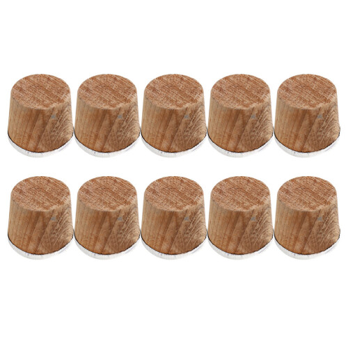 10Pcs Wooden Plug Vacuum Flask Stopper Lid Replacement