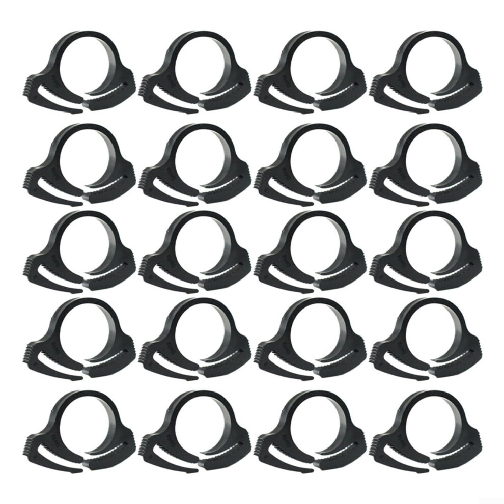 20 Pcs Delicate And Exquisite Plastic Irrigation Pipe Clips (16Mm) Ref: 7045 9001264240448