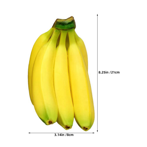 De Banana Artificial Pu Para Cozinha E Exibição 1