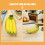 De Banana Artificial Pu Para Cozinha E Exibição 7