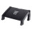1 x Step Stool, Shower Footrest, Adjustable Manicure Stepping Board, Pedicure, Black 1
