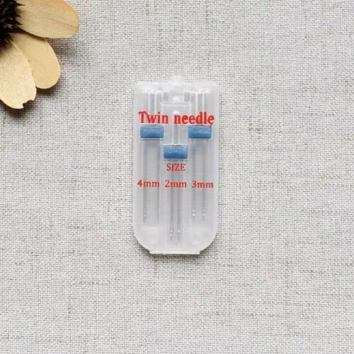 Twin Stretch Sewing Machine Needles  Double Needle Pins  1 Set 1