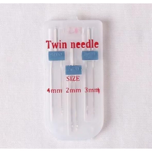 Twin Stretch Sewing Machine Needles  Double Needle Pins  1 Set 2