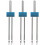 Twin Stretch Sewing Machine Needles  Double Needle Pins  1 Set 4