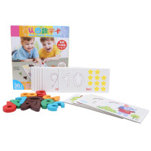 Kleinkind Kinder Mathe-Flash-Karten Holz Anzahl