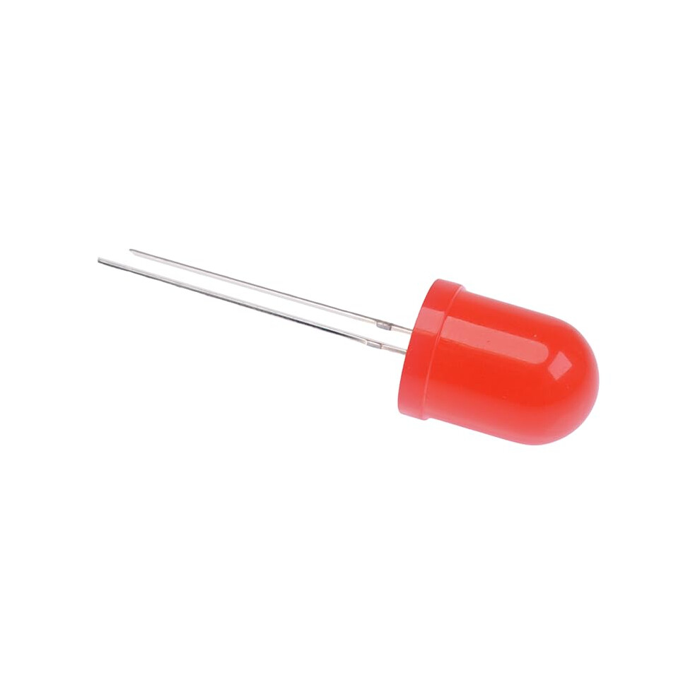 Flashing 10Mm Diffused Led 1.8Hz Flash Rate 330Mcd Brightness Pack Of 10 Red 9119770122834