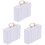 3Pcs Mala Miniatura Casa De Bonecas Bagagem 4