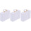 3Pcs Mala Miniatura Casa De Bonecas Bagagem 6