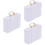 3Pcs Mala Miniatura Casa De Bonecas Bagagem 8