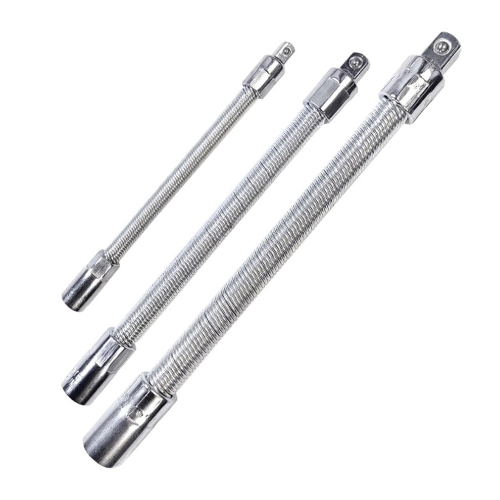 Flexible Extension Rod Set, 3Piece Flexible Drill Extension Rod Set, Flexible Socket Wrench Extension Ratchet Extension Set Ref: 7379 9001264241018