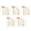 10 Sets Kids Archaeological Dig Kit With Hammer Brush Tools 9