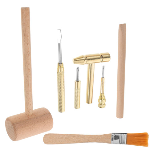 10 Sets Kids Archaeological Dig Kit With Hammer Brush Tools 2