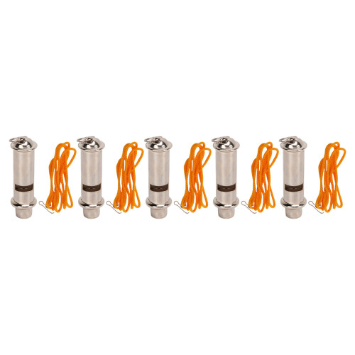 5Pcs Metall Notfall Überleben Pfeife Edelstahl