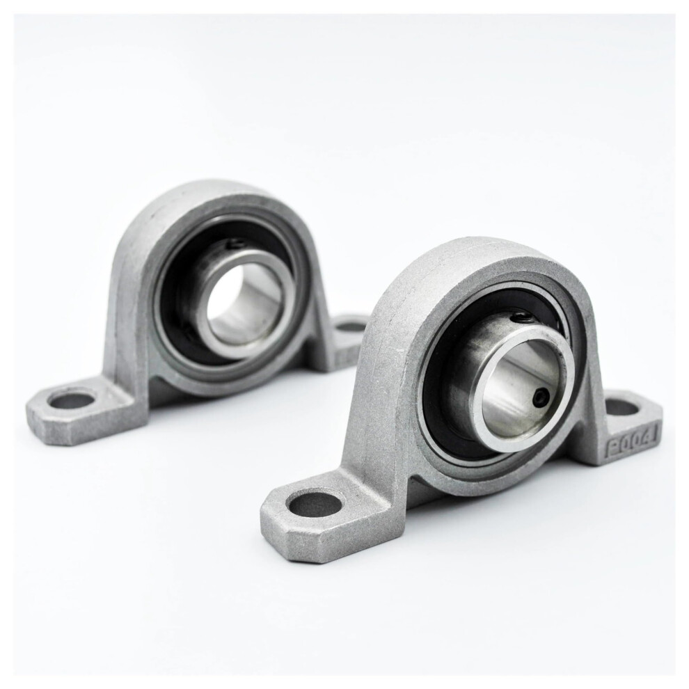 2pcs KP004 Inner Diameter 20 mm Zinc Alloy Pillow Block Bearing Bearings  One Size