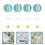 8Pcs Blue Foldable Hot Air Balloon Decorations for Kids Room Ceiling 9