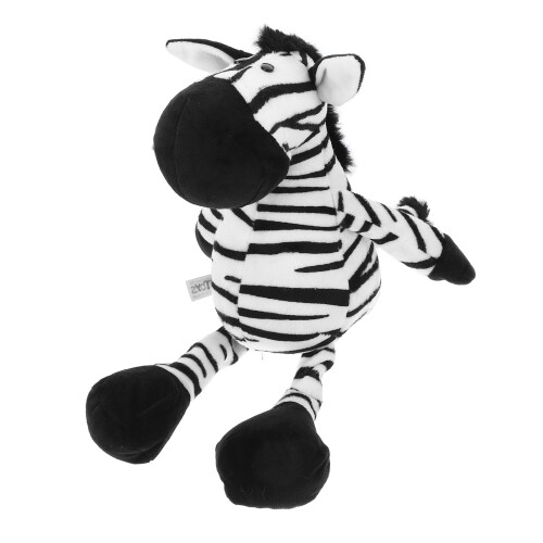 4Pcs Decorative Stuffed Zebra Toy Realistic Plush Kids Accessory