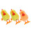 9 Pcs Chick Wind Up Toys Plush Clockwork Jumping Chicken Playthings 1