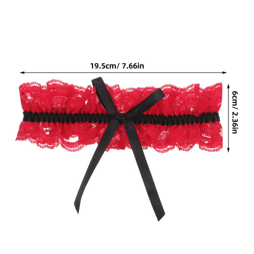 Spitze Beinhalter Damen Elastischer Strumpfband 2