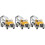 3Pcs Construction Car Model Toy Engineering Truck Vehicle Set 4