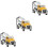 3Pcs Construction Car Model Toy Engineering Truck Vehicle Set 5