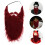 2Pcs Fake Beard Costume Realistic Pirate Mustache Party Accessory 11