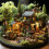 16 Unidades De Miniatura Para Quintal E Lâmpada De 3