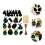 1 Set Rainbow Scratch Papers Easter Graffiti Craft 6