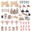 2 Sets Plastic Soldier Model Toys For Kids Scene Layout 8