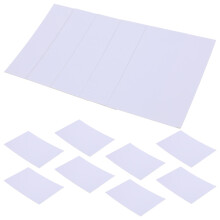 80Pcs White DIY Pre-Cut Picture Mats for Photo Frame Backing and Art