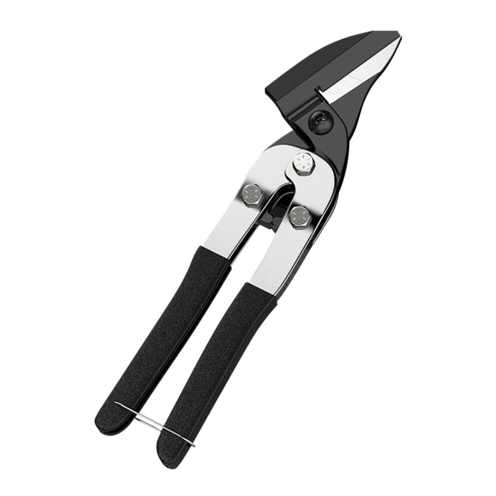 Multifunctional Tin Snip 10 Inch Straight Cut Tin Snips For Metal Sheet Cutting, Sheet Metal Pliers Cutter, Black 1Pc 9119770123343