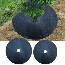 Pack of 2 Weed Mats Tree Protection Mulch Ring for Outdoor Garden