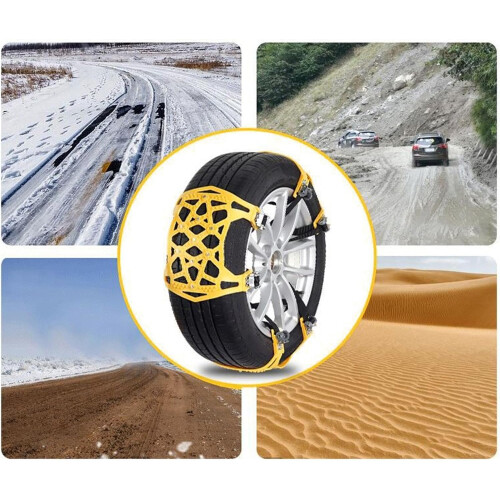 Snow Chains for Trucks, Snow Mud Chains, Winter Security Cable, Vehicle Recovery 2