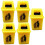 10 Pcs Mini Garbage Cans Trash Bin Model Sand Table Decoration 1