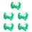 5Pcs Battery Operated Shamrock String Lights 8