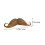 4Pcs Fake Beards False Mustache For Halloween Costume Assorted Colors 3