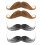 4Pcs Fake Beards False Mustache For Halloween Costume Assorted Colors 10