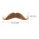 4Pcs Fake Beards False Mustache For Halloween Costume Assorted Colors 2