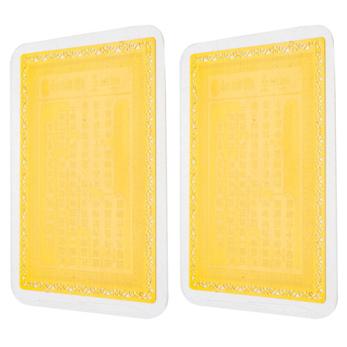 4 Pcs Chinese Amulet Card For Luck Wealth Fortune 2