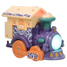 3 Pcs Children Electric Train Toy Touch Sensing Educational (Purple)