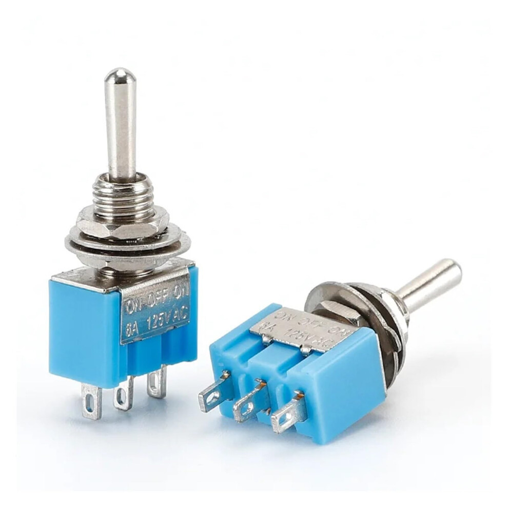 5Pcs/Lot Mts103 3Pin Sp3t Onoffon 6A 125V 3A250vac Toggle Switches Ref: 9769 9001264244286