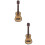 2Pcs Mini Adornos De Guitarra Mini Casa 8