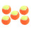5 STÜCKE 6 cm Gummi-Tennisbälle, elastische 6