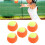 5 STÜCKE 6 cm Gummi-Tennisbälle, elastische 12