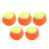 5 STÜCKE 6 cm Gummi-Tennisbälle, elastische 4