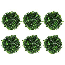 6St Decoratieve Topiary Grasballen Voor - En Buitengebruik