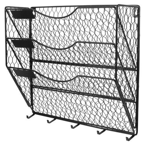 Wall Magazine Rack Hangend Draadmandje Documenten 2