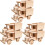 6 Sets Wooden 3D Puzzle Assembly Model Educational Toy 2