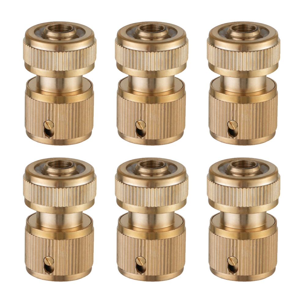 Durable Garden Hose Quick Connectors, No Leak Technology Secures Tight Seals, Solid Brass Ensures Corrosion-Resistance And Strength, Quick Installatio 9554910076330