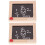 2St Mini Blackboard Ornament Voor Landschapsdecoratie 1