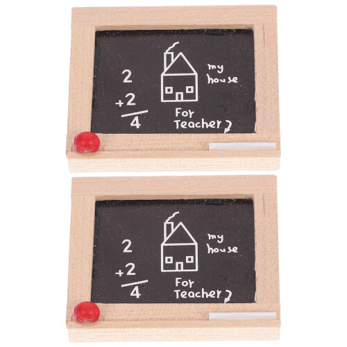 2St Mini Blackboard Ornament Voor Landschapsdecoratie